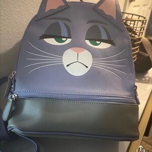 Cat Face Backpack in Blue and Gray Universal studios The secret life of pets